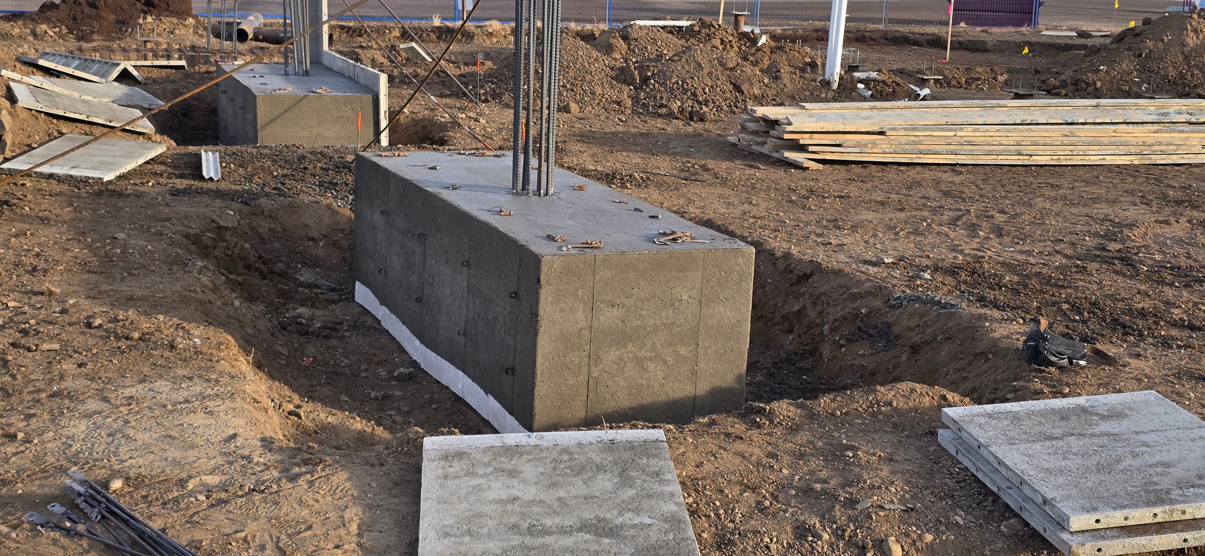 Footings — Brooks, AB — Sledge Concrete LTD